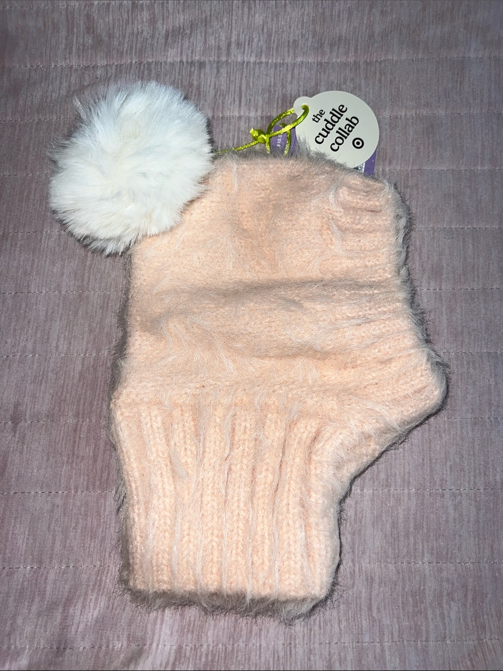 Cuddle Collab by Target - S/M Pet Snood. Pink and white.  NWT.